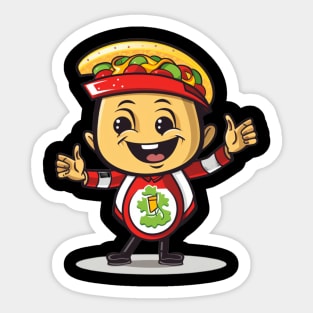 kawaii Taco T-Shirt cute potatofood funny Sticker